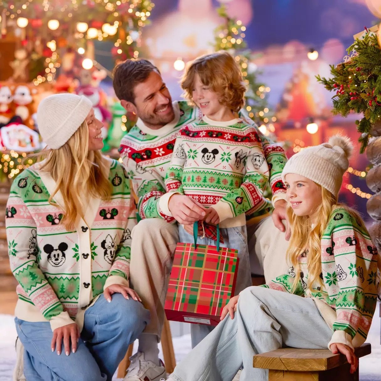 New Mickey Family Christmas Fair Isle Collection on Disney Store